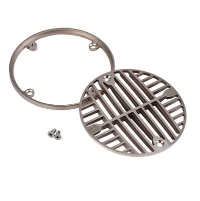 Strainer-5 In. Round Nickel Bronze And Ring by Oatey