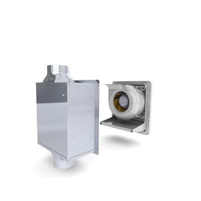 Atmosphere Dryer Duct Exhaust Fan with Integrated Lint Trap, Pressure Switch and Monitor, DBF-DEDPV