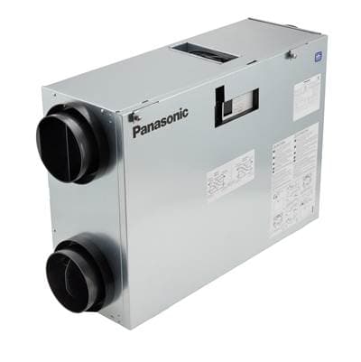 Panasonic Intelli-Balance Elite 110 Energy Recovery Ventilator (ERV), 30-110 CFM, Standard Plug-In, Hard Wire Adaptor, Temperate Climate, FV-11ES1 by Panasonic