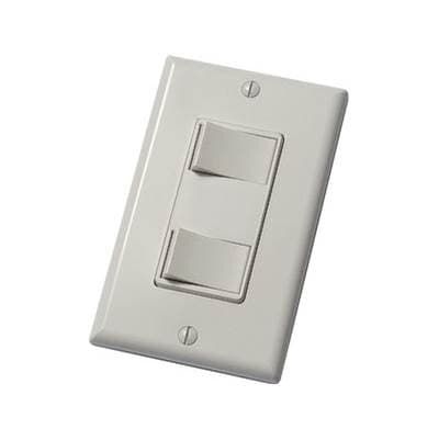 Panasonic EcoSwitch 2-Function On/Off Wall Switch for Exhaust Fan and Light, FV-WCSW21-W, Almond
