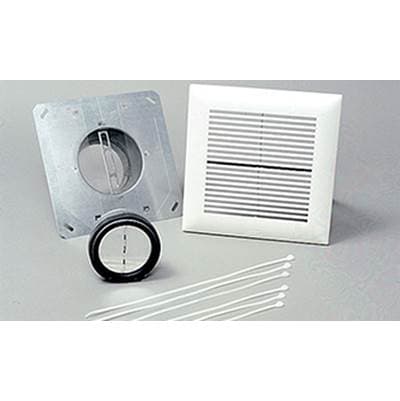 Panasonic Installation Kit for In-line Fans and ERVs, 4'' Duct Single Inlet with Grille, FV-NLF04G