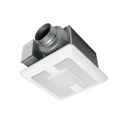 Panasonic WhisperCeiling Bathroom Exhaust Fan with Dimmable LED Light, 50-80-110 CFM, FV-0511VQL1