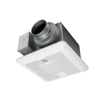 Panasonic WhisperSense Ceiling Mount Bathroom Exhaust Fan with LED Light, Motion and Humidity Sensors, 50-80-110 CFM, FV-0511VQCL1