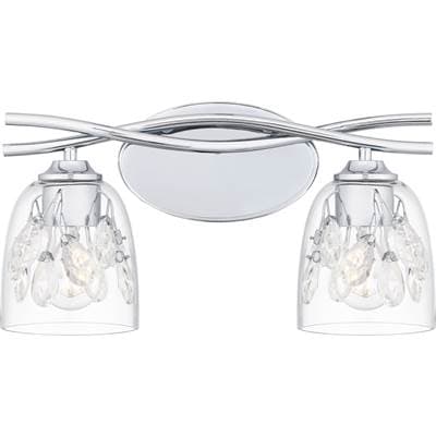 Bath 2 Lights Polished Chrome