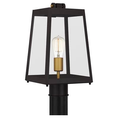 Outdoor post 1 light western bronze by Quoizel