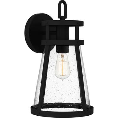 Outdoor wall 1 light matte black