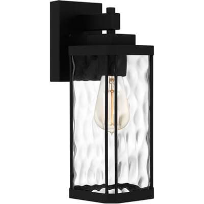 Outdoor wall 1 light matte black