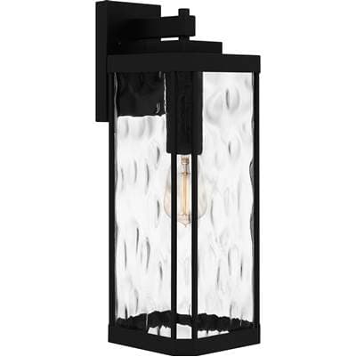 Outdoor wall 1 light matte black by Quoizel