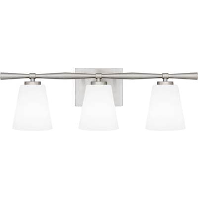 Bath 3 lights brushed nickel by Quoizel