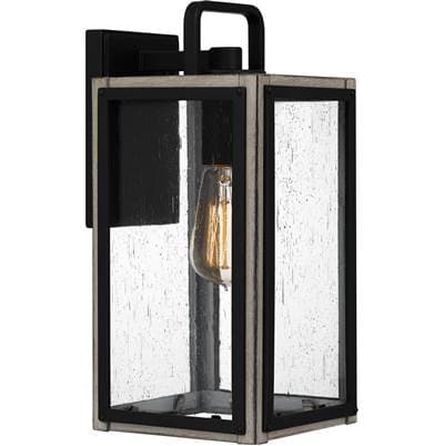 Outdoor wall 1 light matte black