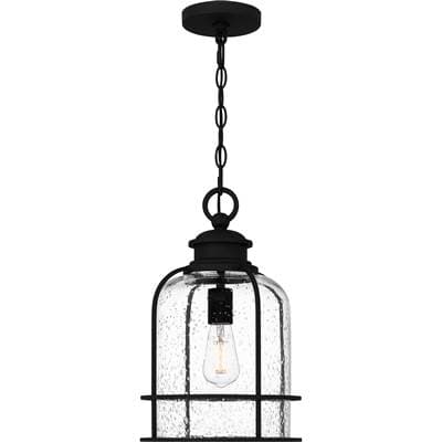 Outdoor Hanging 1 Light Earth Black