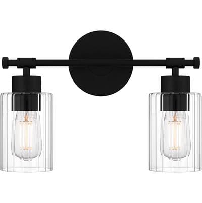 Bath 2 Lights Matte Black