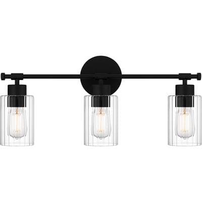 Bath 3 Lights Matte Black