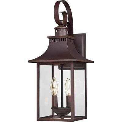 Outdoor Wall Lantern 8'' Copper Bronze by Quoizel