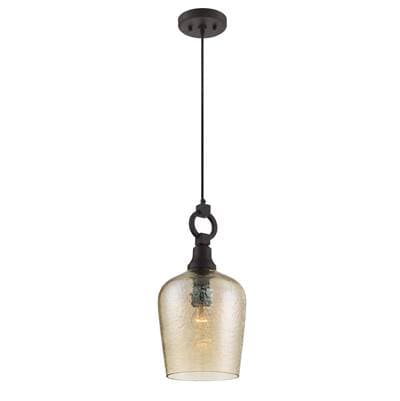 Mini Pendant Wstrn Brnz  9''D