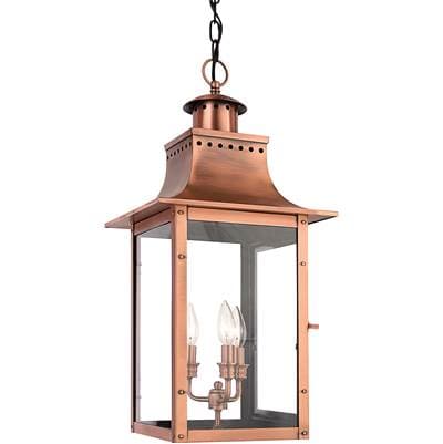 Mini pendant 3 light aged copper