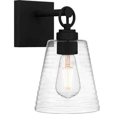 Wall 1 Light Earth Black by Quoizel