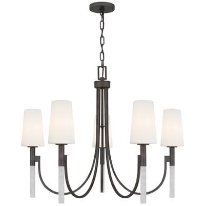 Eloura 5-Light Iron Gate Chandelier by Quoizel