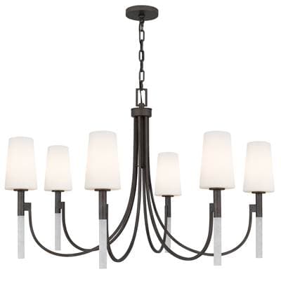 Eloura 6-Light Iron Gate Chandelier by Quoizel