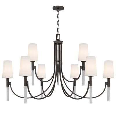 Eloura 9-Light Iron Gate Chandelier by Quoizel