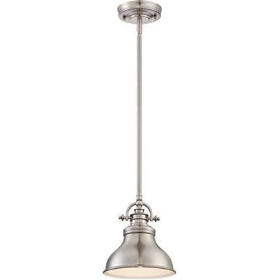 Mini Pendant Brsh Nikl 8''W