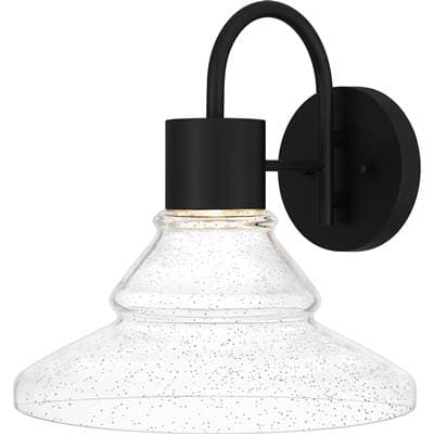 Outdoor led light matte black