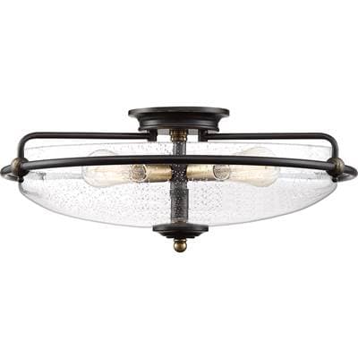 Flush Mount 21''D Palladian Bronze