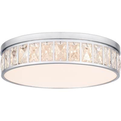 Flush Mount Led Light Polished Chrome by Quoizel