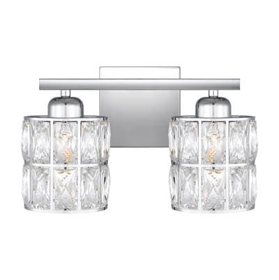 Bath 2 lights polished chrome