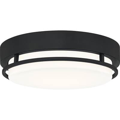 Flush mount led light earth black