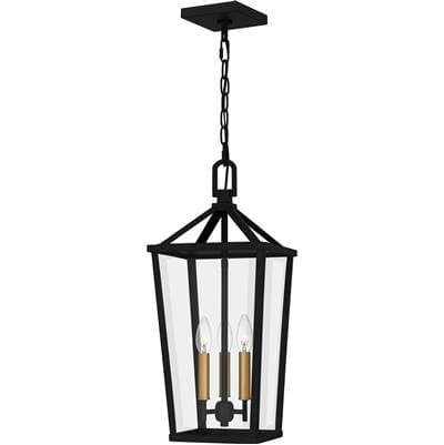Outdoor Hanging 3 Light Matte Black