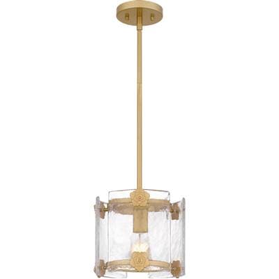Mini Pendant 1 Light Light Gold by Quoizel