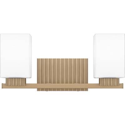 Bath 2 Lights Bronze Gold by Quoizel