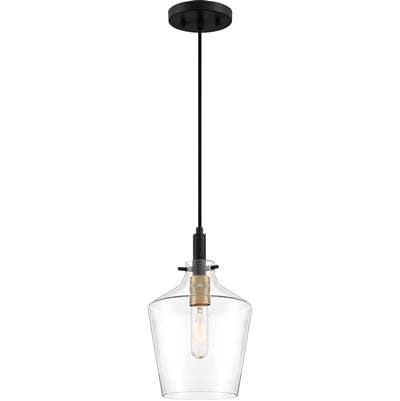 Mini Pendant 1 Light Earth Black by Quoizel