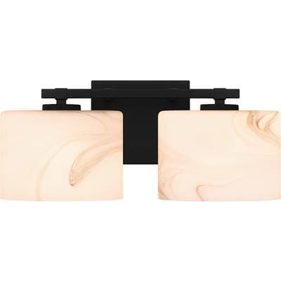 Bath 2 Lights Matte Black