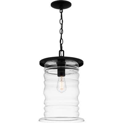 Outdoor Hanging 1 Light Matte Black