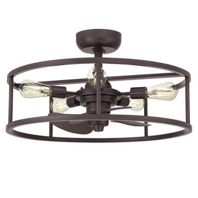 Fan light 5 light western bronze by Quoizel
