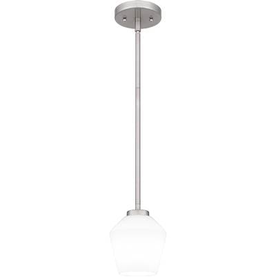Mini Pendant 1 Light Brushed Nickel
