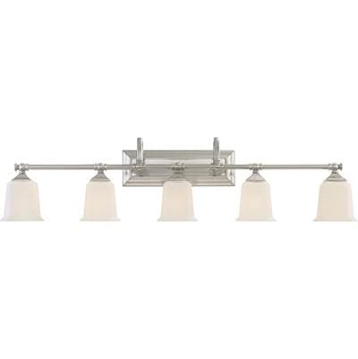 Bath Fixture 5 Lgt Brsh Nikl