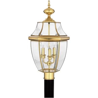 Outdoor Post Plsh Brss 3L