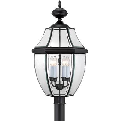 Outdoor Post Myst Blck 4L