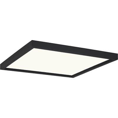 Flush mount led light earth black