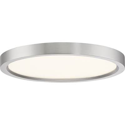 Flush Mount 11''D Brushed Nickel by Quoizel