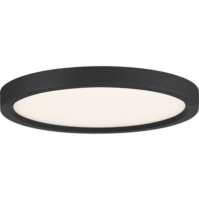 Flush mount led light earth black