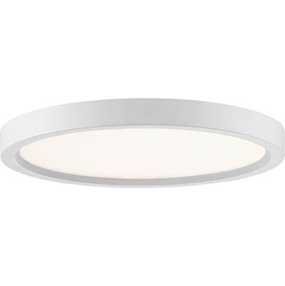 Flush Mount 11''D White