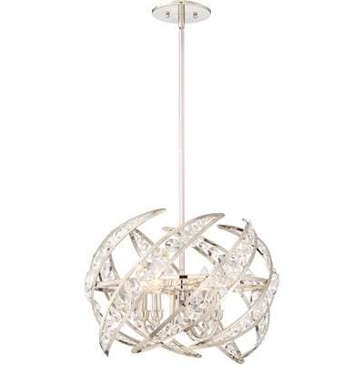 Pendant Polished Nickel 4Lts