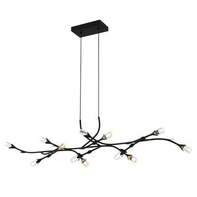 Cora Integrated Led Matte Black Island Light