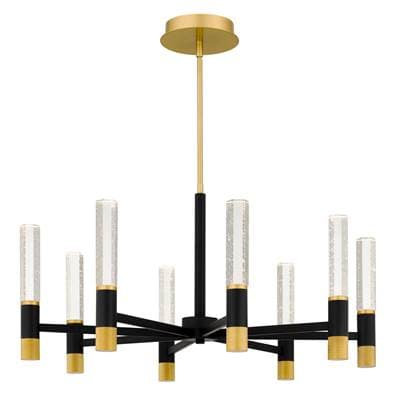 Davies Integrated Led Brushed Gold Chandelier