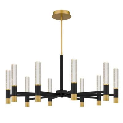 Davies Integrated Led Brushed Gold Chandelier by Quoizel