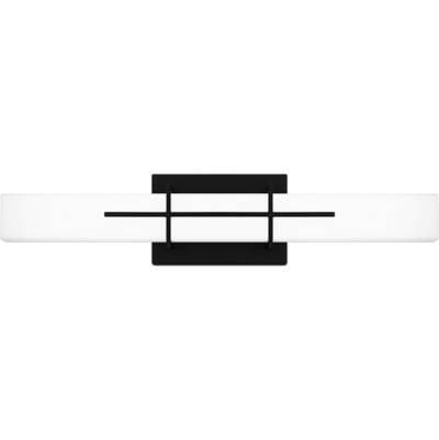 Bath led light matte black